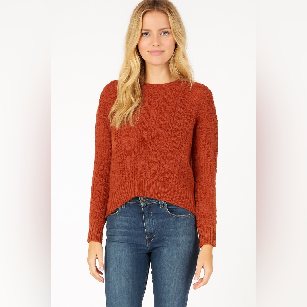 Vince Burgundy Knit Sweater